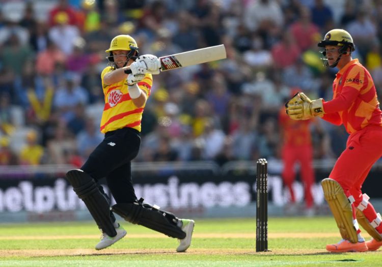 Joe Root of Trent Rockets during The Hundred match between Trent News  Photo - Getty Images