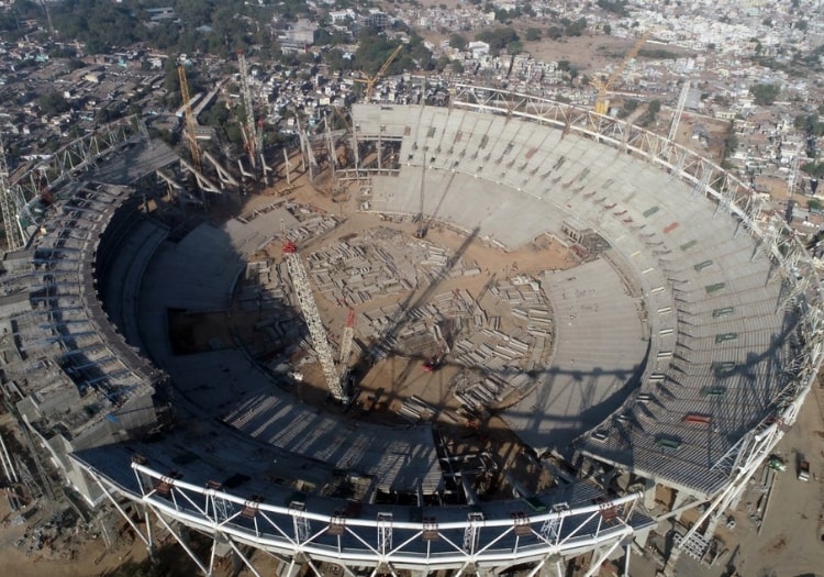 Construction Of The Largest Cricket Ground In The World Currently 
