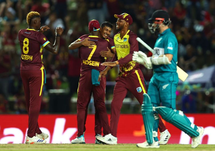New Zealand facing elimination as West Indies power into Super 8s The