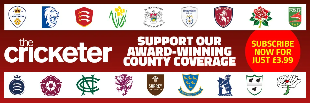 Award winning online content from our County Champions - subscribe to The Cricketer